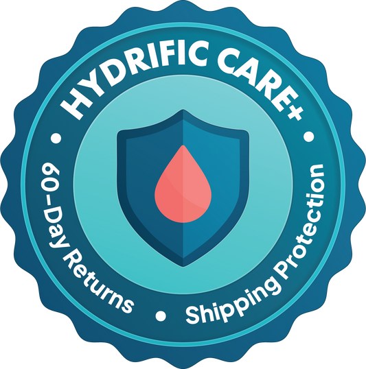 Hydrific Care+: Extended 60-Day Returns and Shipping Protection
