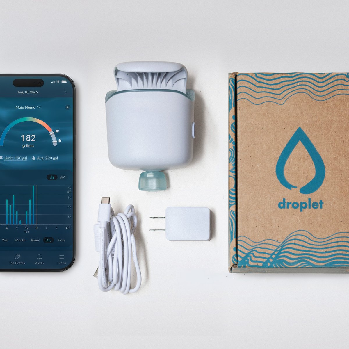 Droplet smart water monitor, image 4 of 10